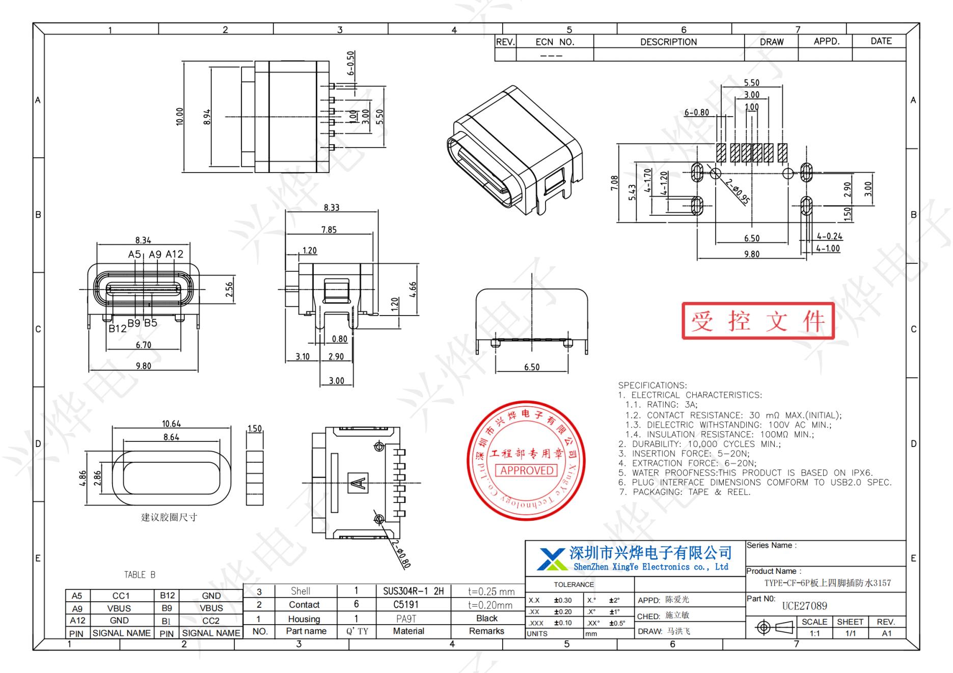 UCE27089 TYPE-CF-6P板上四脚插防水3157_纯图版_00.jpg